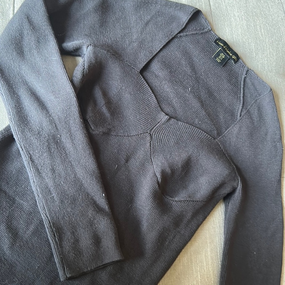 House of Harlow Corset Lining Sweater Top